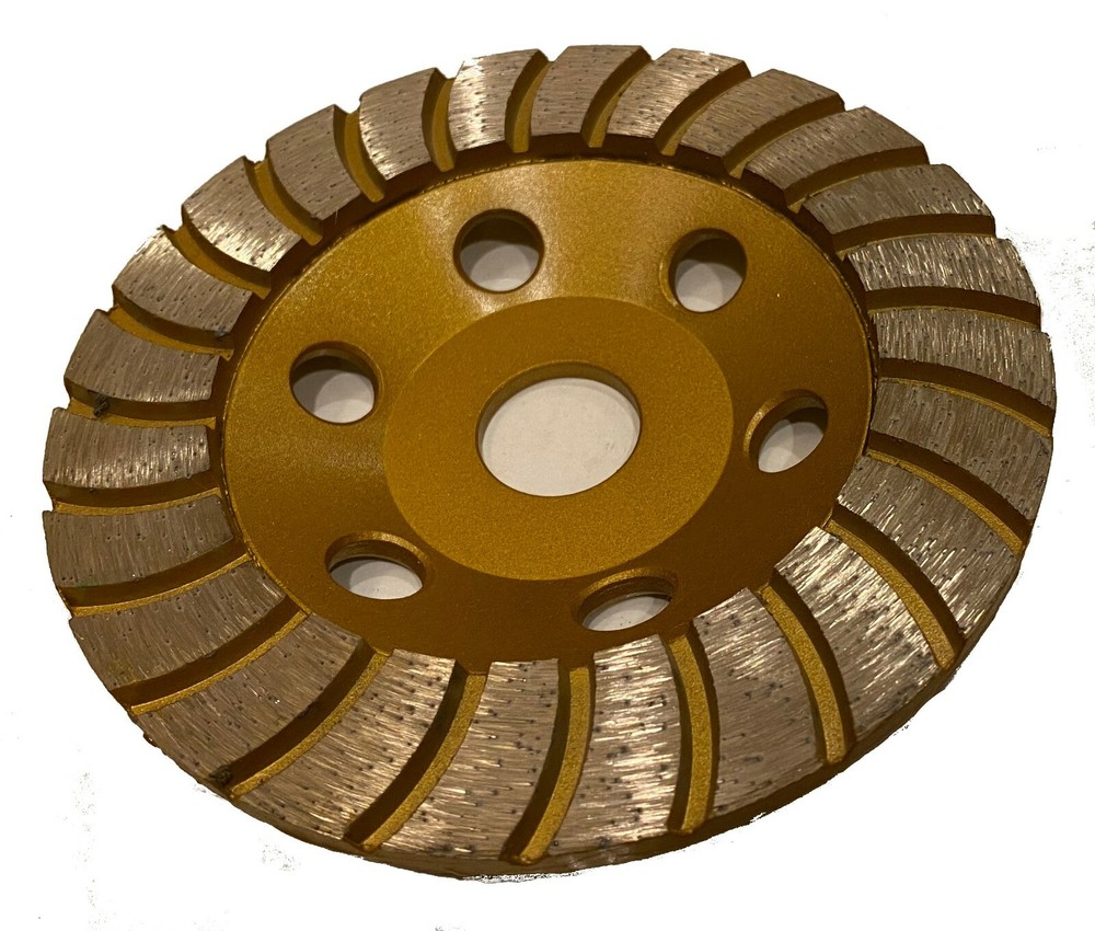 5" Turbo Diamond Cup Wheels Grinding Concrete,Masonry,7/8" Non-Threaded