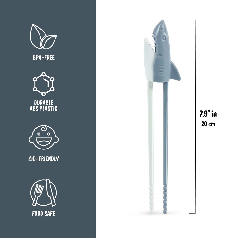 Genuine Fred SHARK Munchtime Chopsticks, One Size, Multicolor