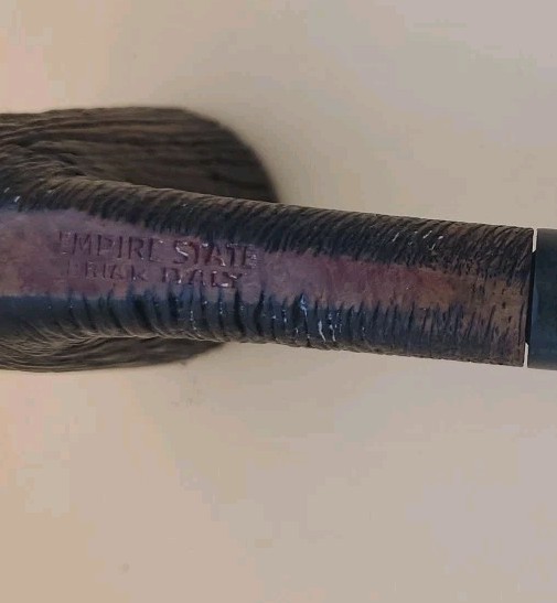 EMPIRE STATE RARE VINTAGE TALL COMBED BRIAR PIPE