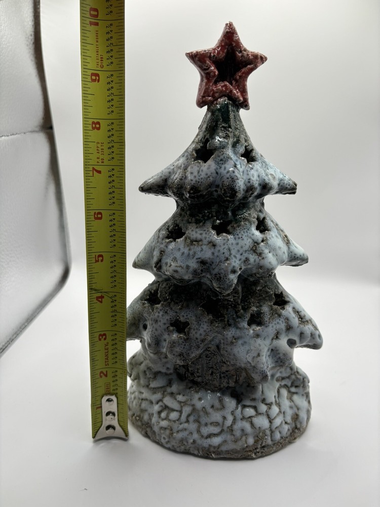 Christmas Tree Tea Light Holder 10 Inches