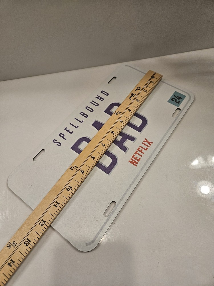 Spellbound Netflix Dad license plate