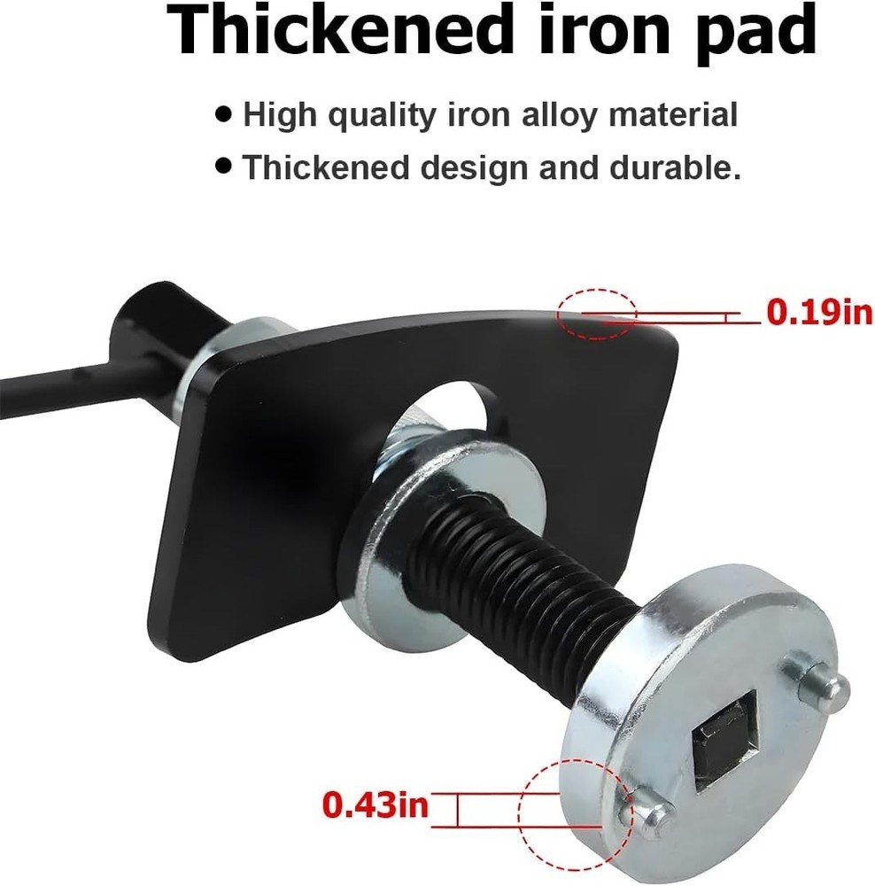 3-Piece Brake Caliper Piston Rewind Tool Set - Effortless Brake Pad Replacement
