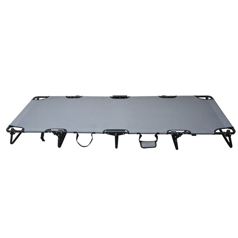 Folding Camping Cot Portable Easy Setup Low Profile Outdoor Sleep Surface New