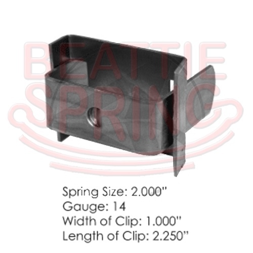 Leaf Spring Clip Strap 2"