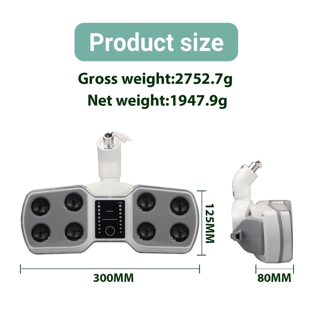 Dental Surgical LED Operation Light Sensor Switch Dual Color Adjustable 22mm