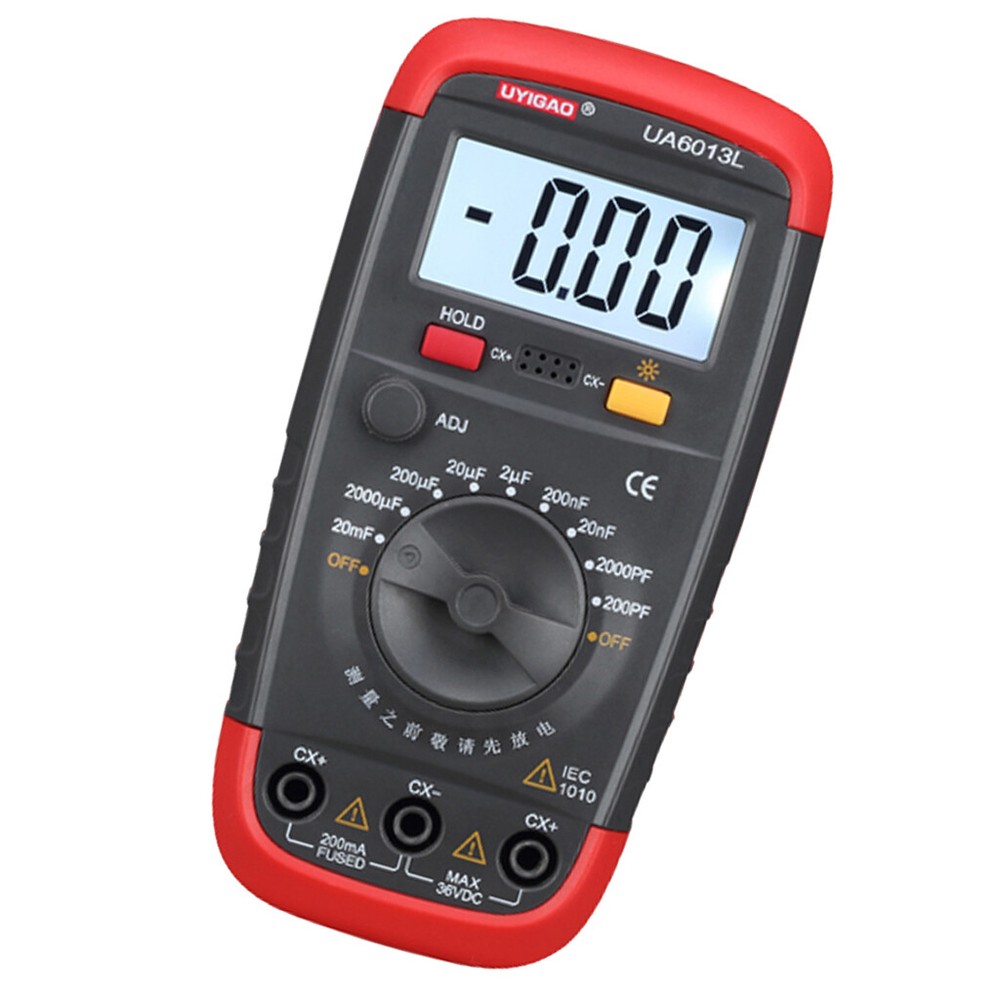 Capacitance Meter LCD Hold Low Voltage Indication