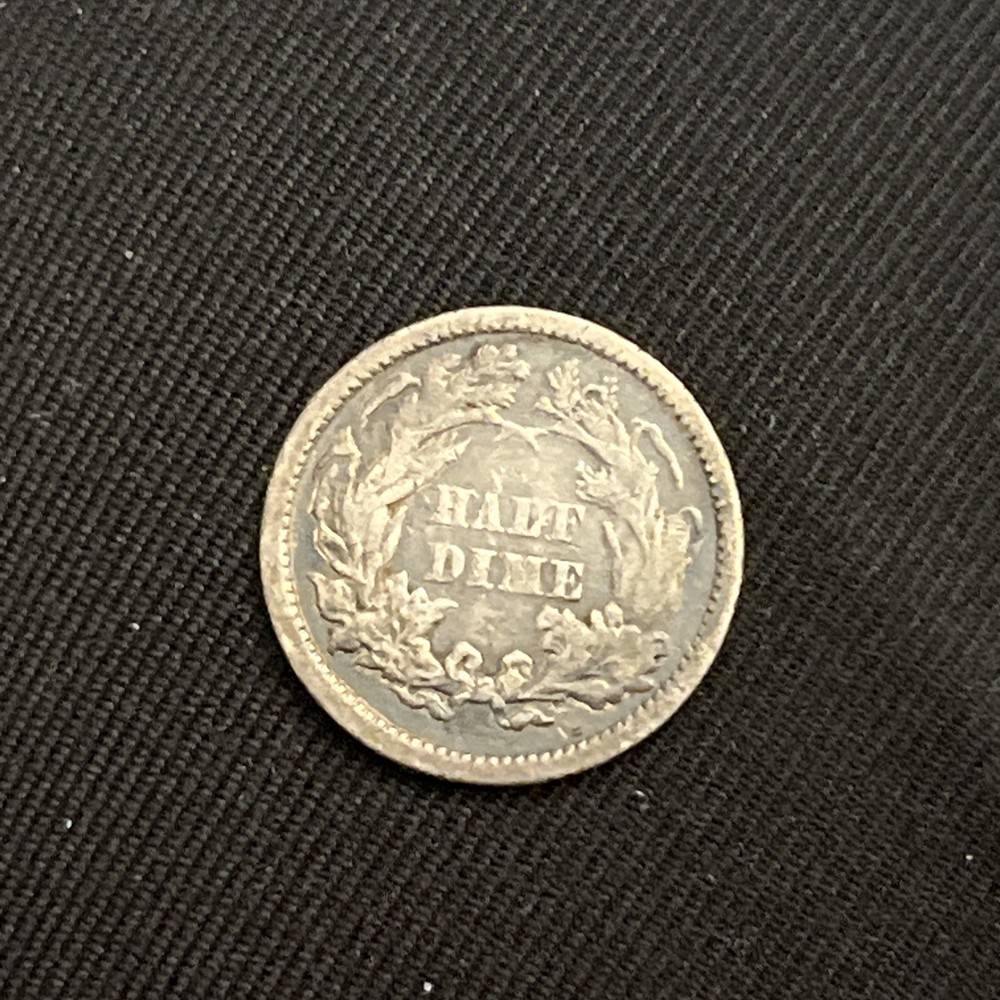 1860 Seated Liberty Half Dime B06
