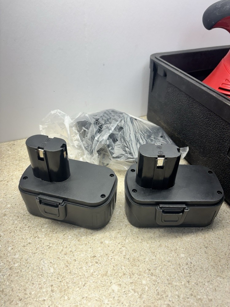 Rockford 9” cordless buffer w/ 2 batteries