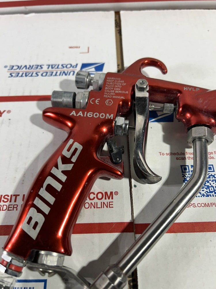 2 Binks AA1600M Air Assisted Spray Gun