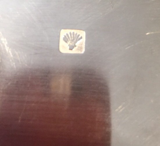 Small, Heavy, well-made, rectangular silverplated serving dish made in England