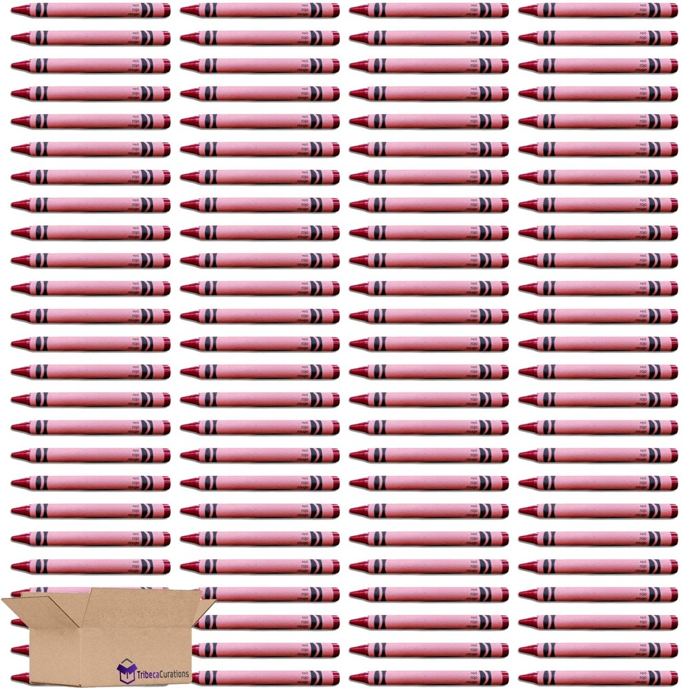 Red Crayon Bulk Value Pack |  d 100 Count