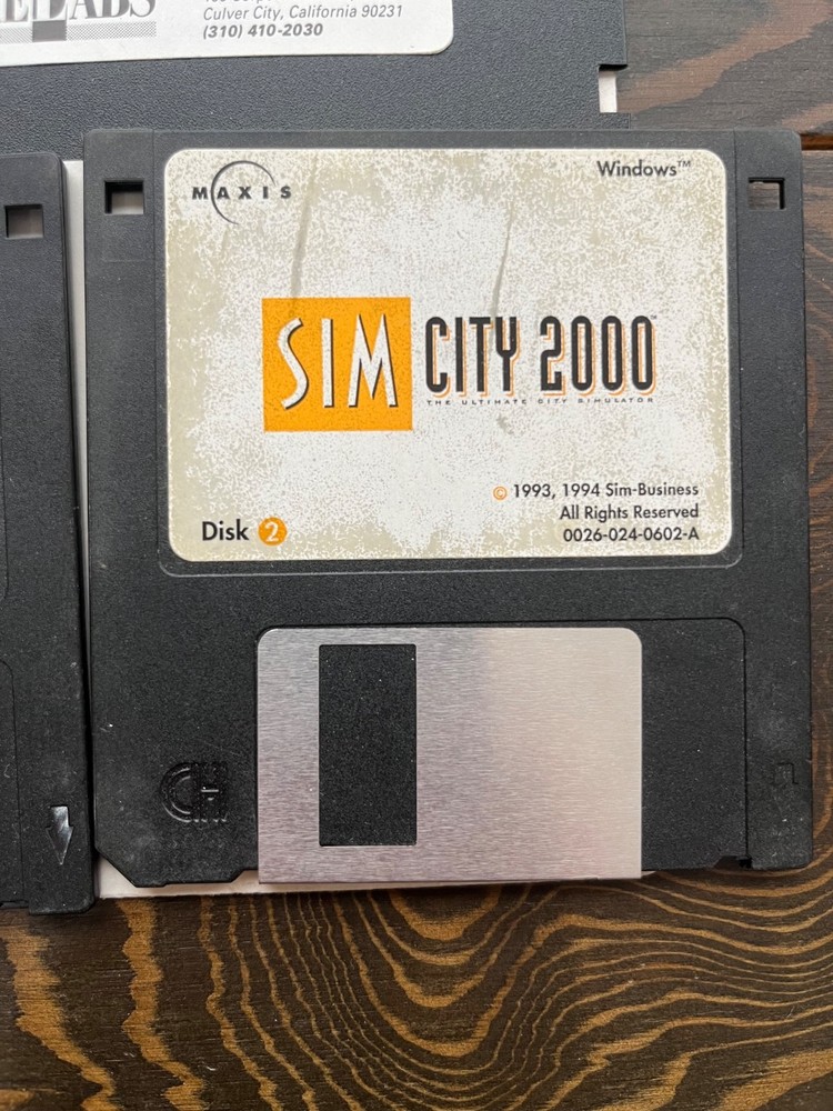 Simcity Floppy Disk Lot (UNTESTED)