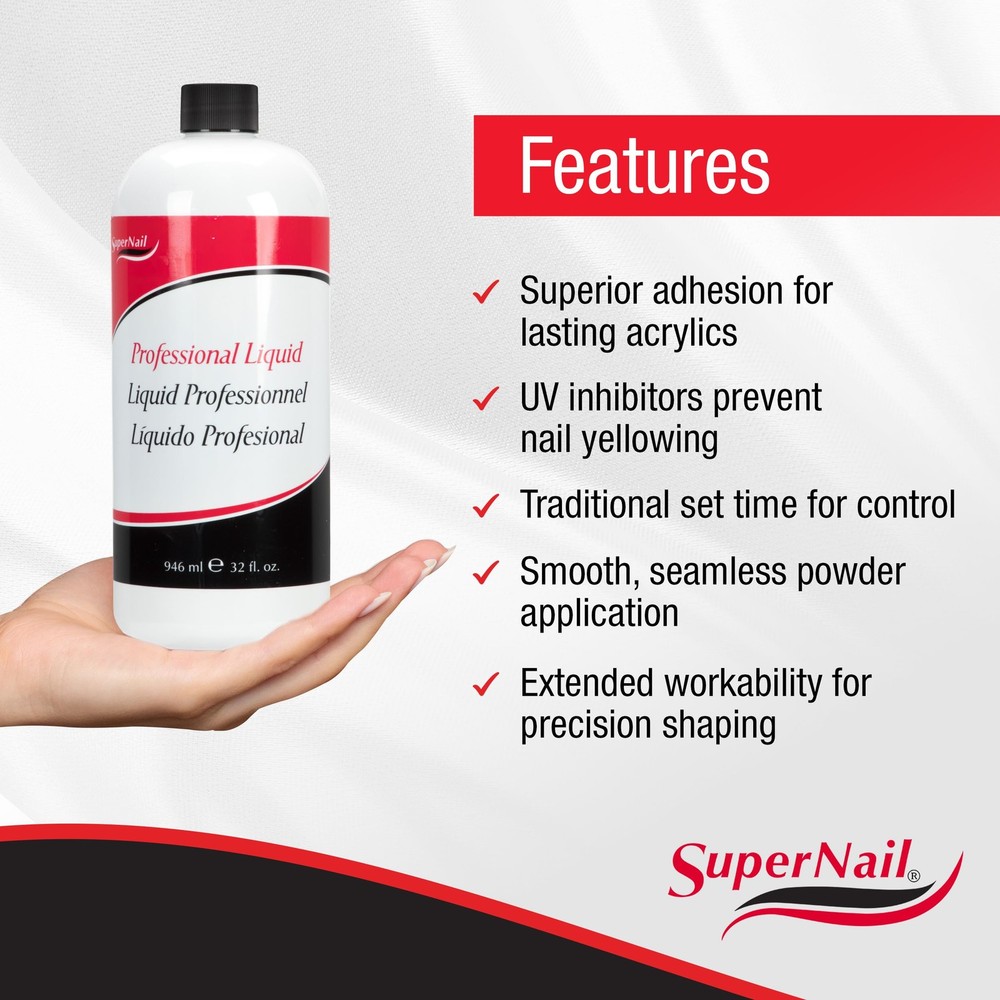 Supernail Nail Liquid, 32 Fluid Ounce