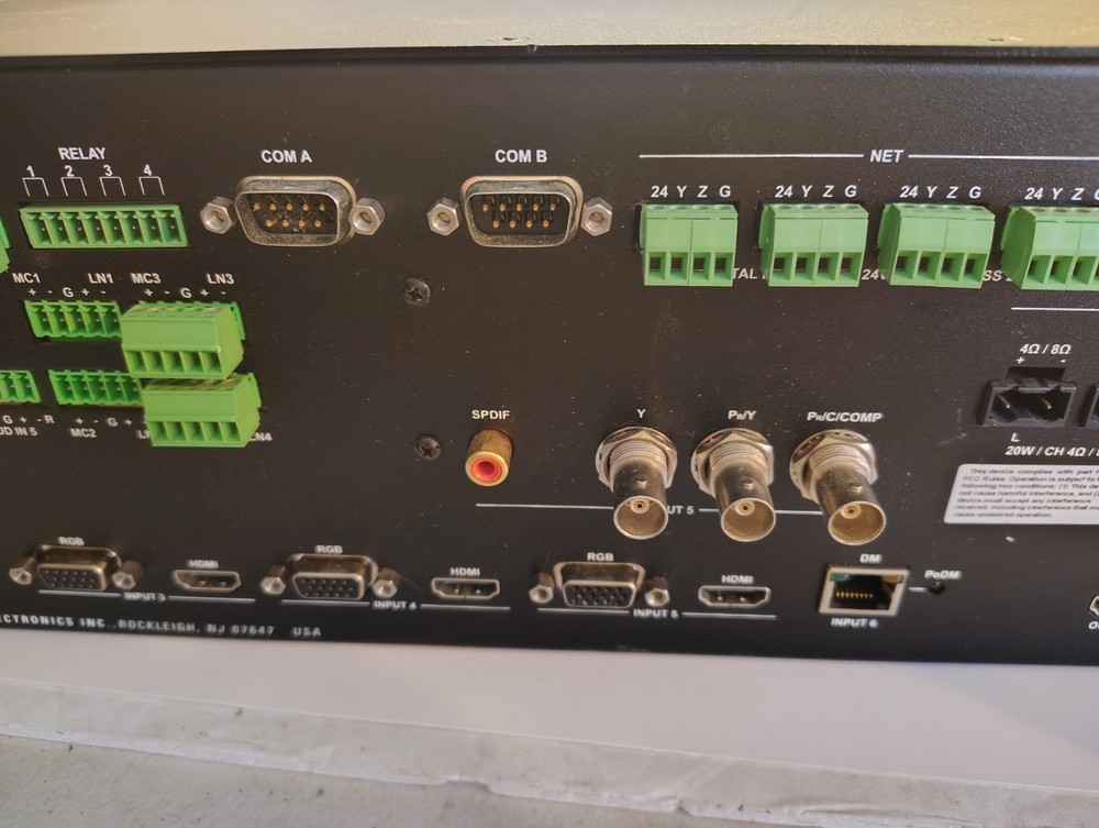 CRESTRON DMPS-200-C Professional Digital Media System With Rack Ears, Tested