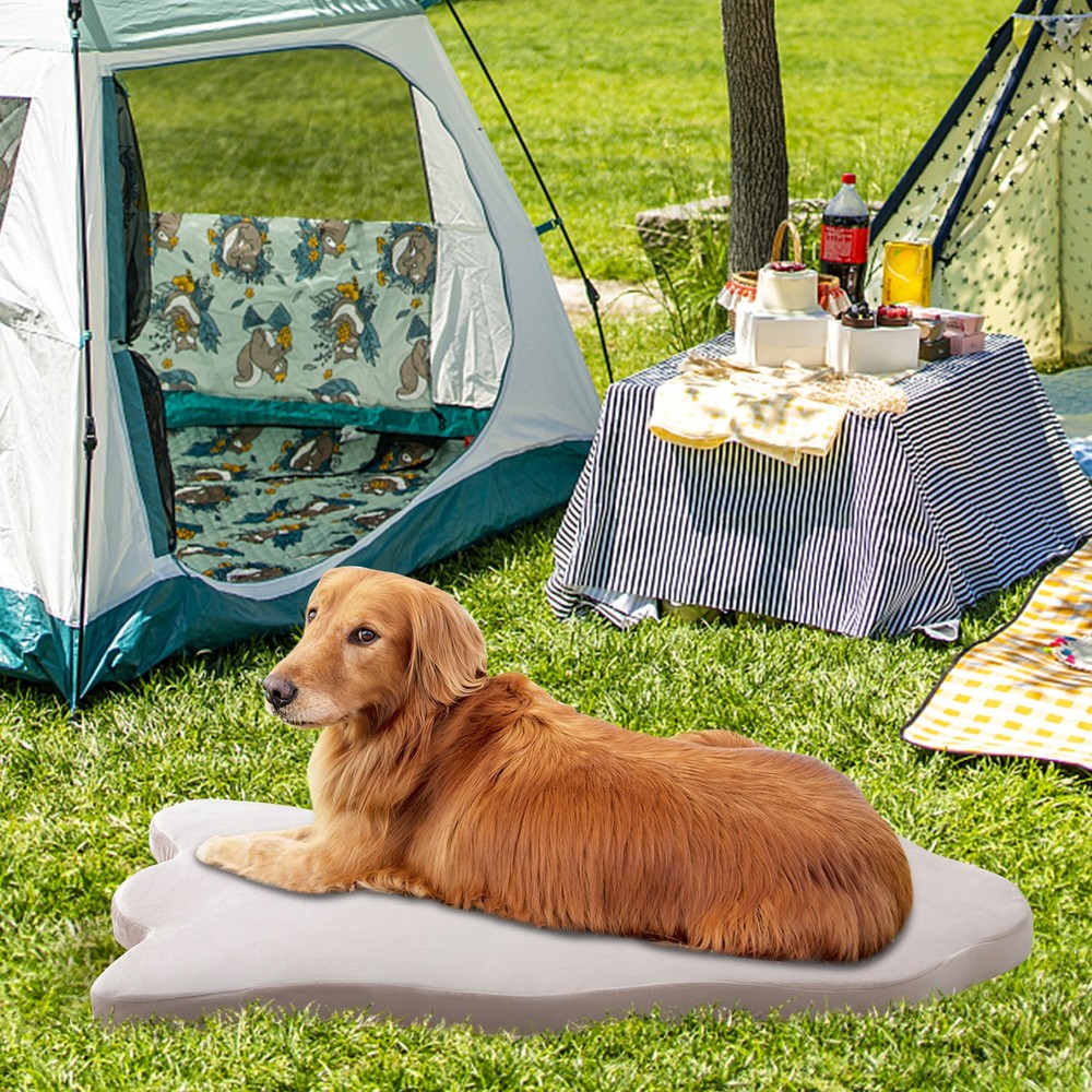Dog Sleeping Mat Waterproof Dog Crate Pad Bed Mat with Memory Foam Support