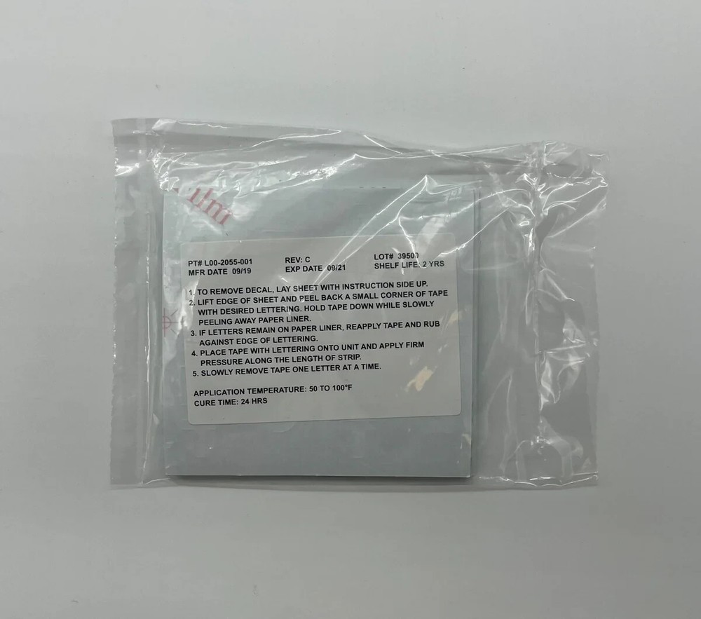 System Sensor DECAL-W White Decals for SpectrAlert - Same Day Shipping (SEALED)