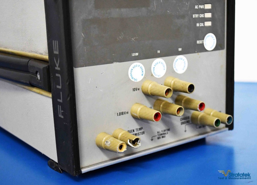 Fluke 732A DC Voltage Reference Standard 10V DC Calibration