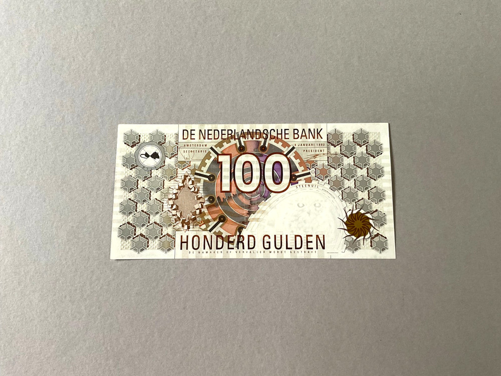 Netherlands P-101 100 Gulden 1992  UNC