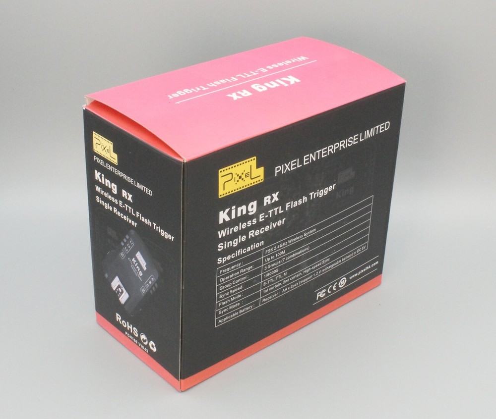 Pixel King RX Wireless E-TTL Flash Trigger Single Receiver (7323)
