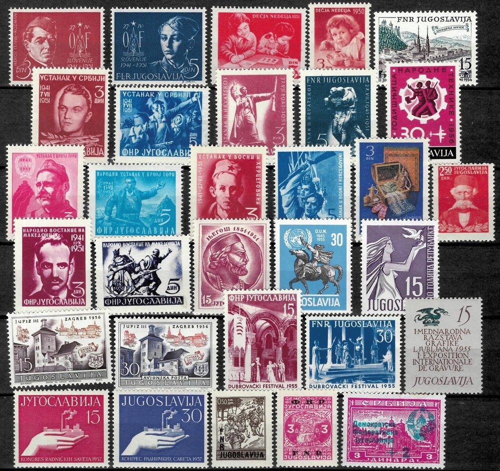 Yugoslavia 1946/57 ☀ MNH**lot