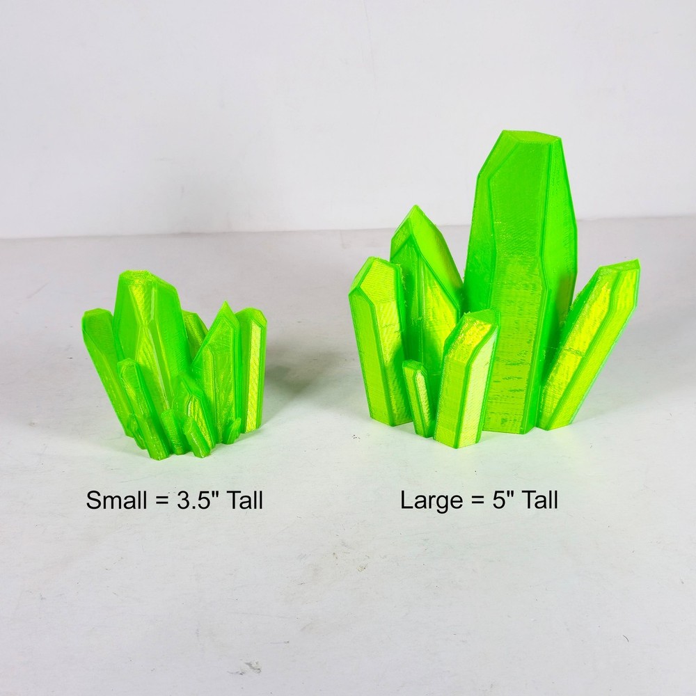 Kryptonite Crystal 3D Printed Superman Statue Cosplay Prop