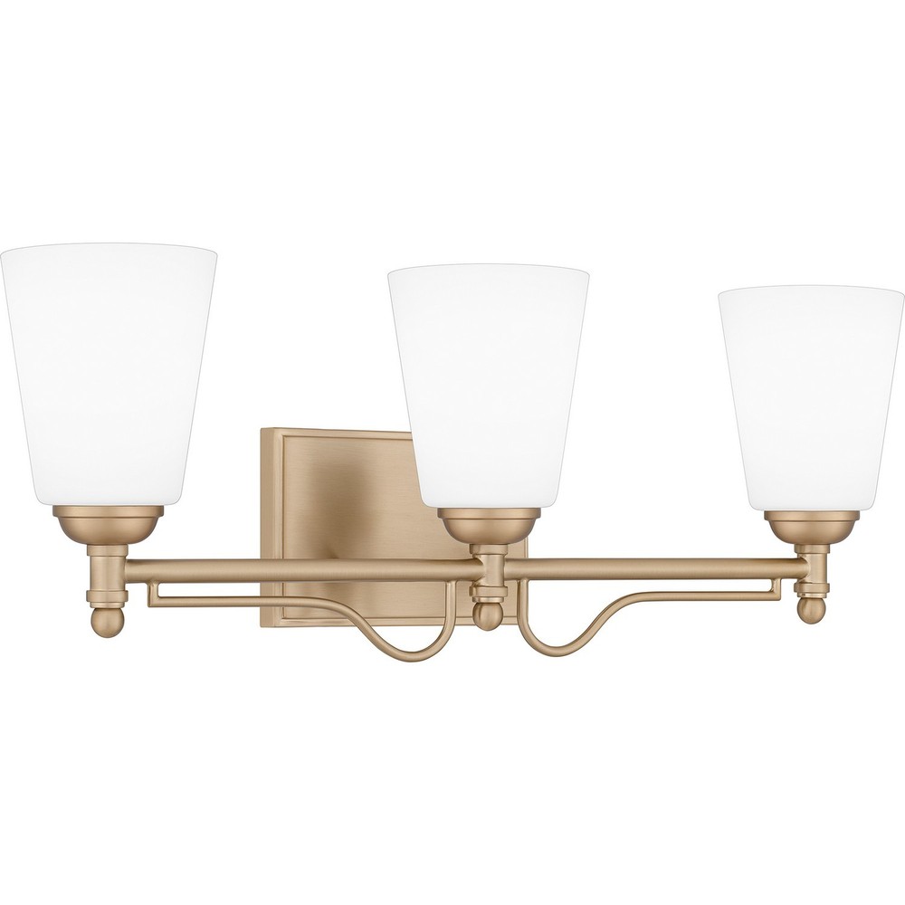 Bronze Gold Three Light Bath from the Esther Collection