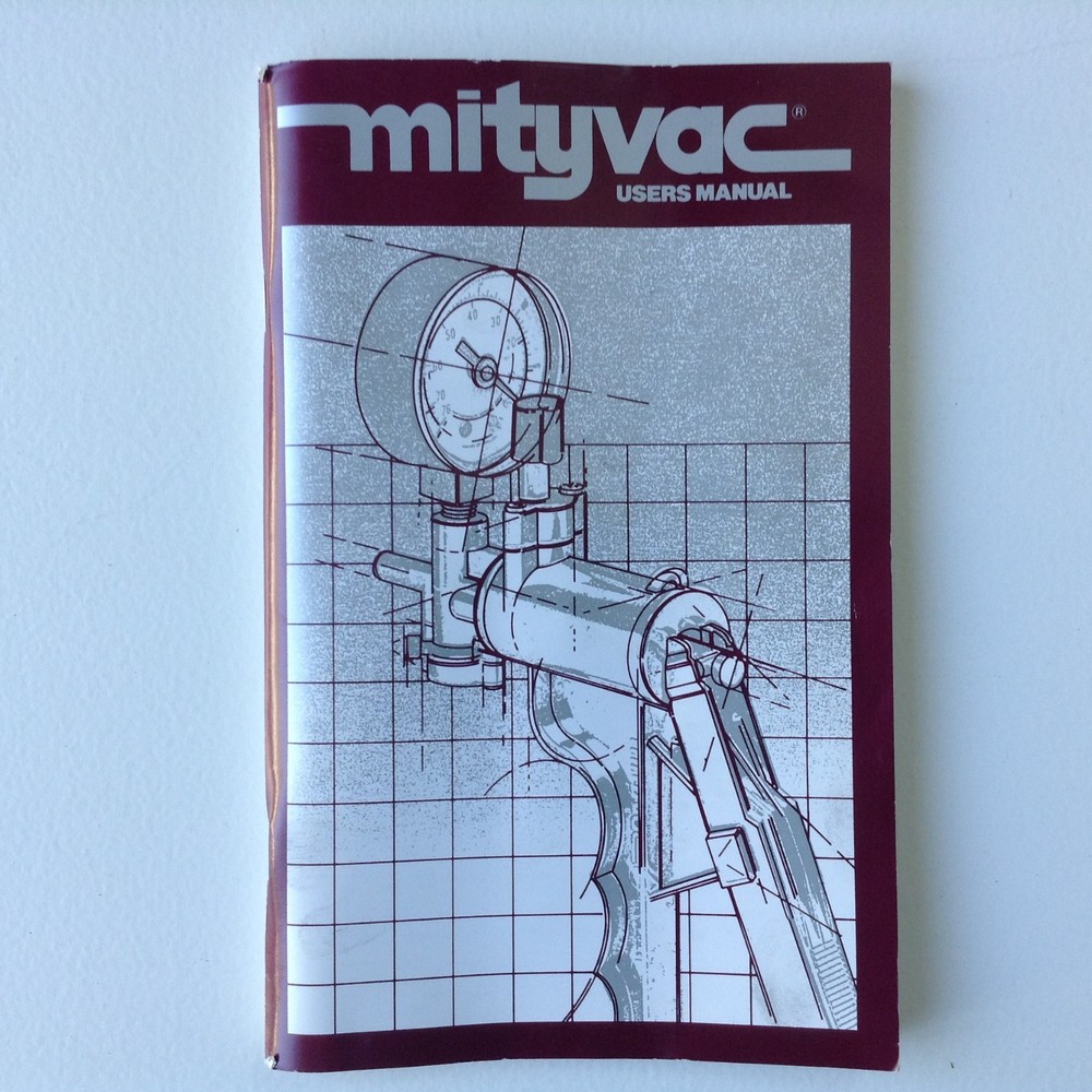 SILVERLINE MITYVAC 4000 VACUUM PUMP & ATTACHMENTS