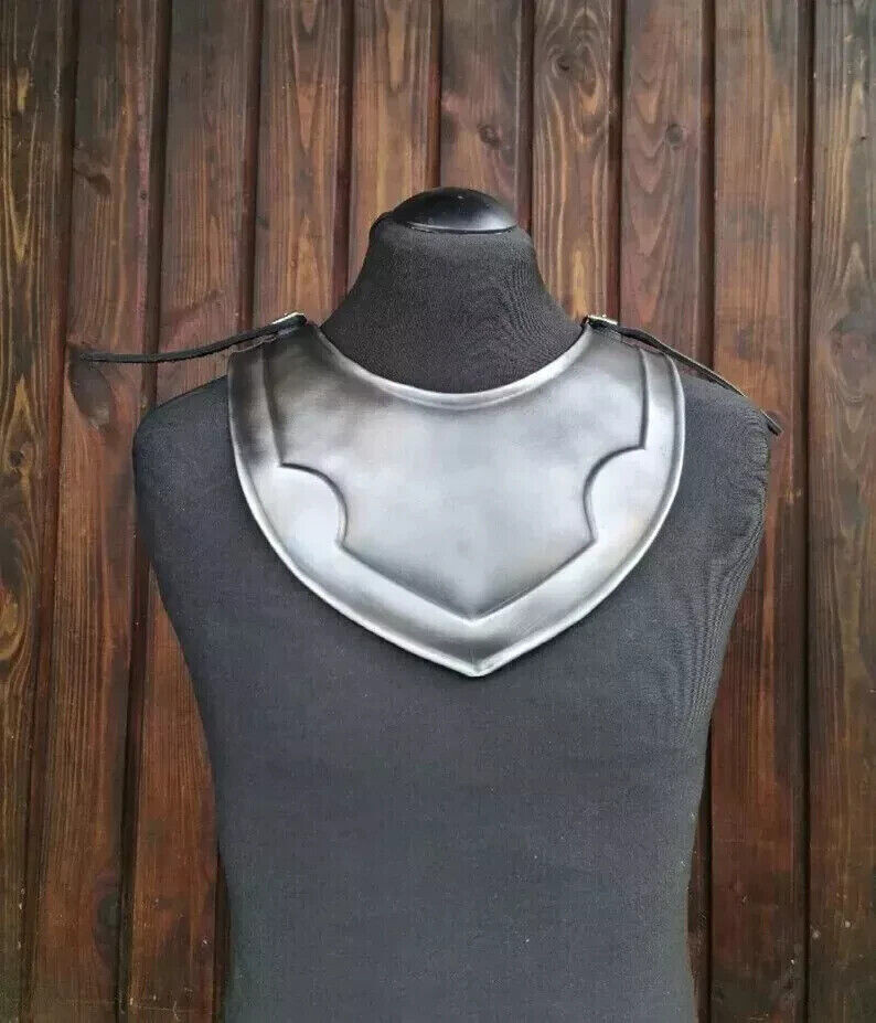 Medieval Pauldrons & Gorget Armor Set Knight Warrior Armor Set Halloween Costume