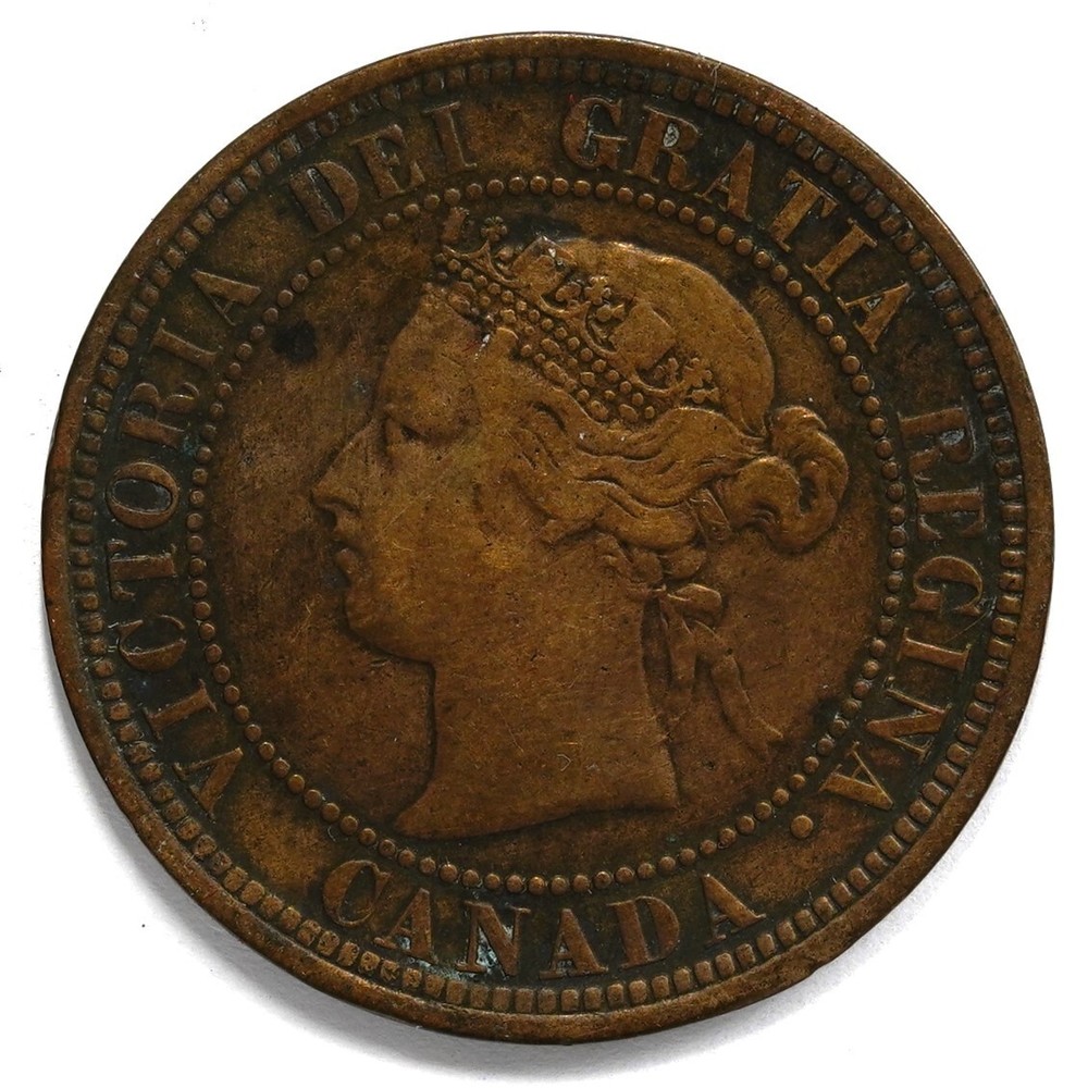 1882 Canadian Cent KM#7