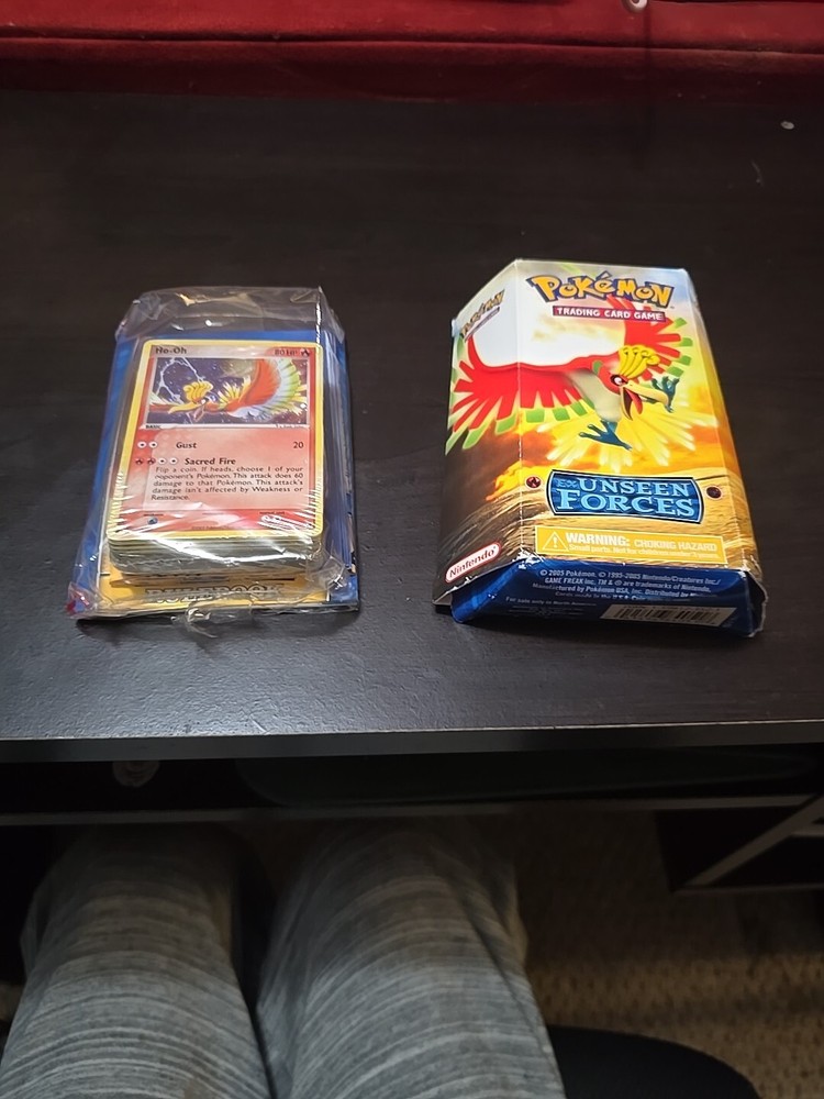 Ex Unseen Forces 2005 Pokemon Deck Deck Still In Plastic.