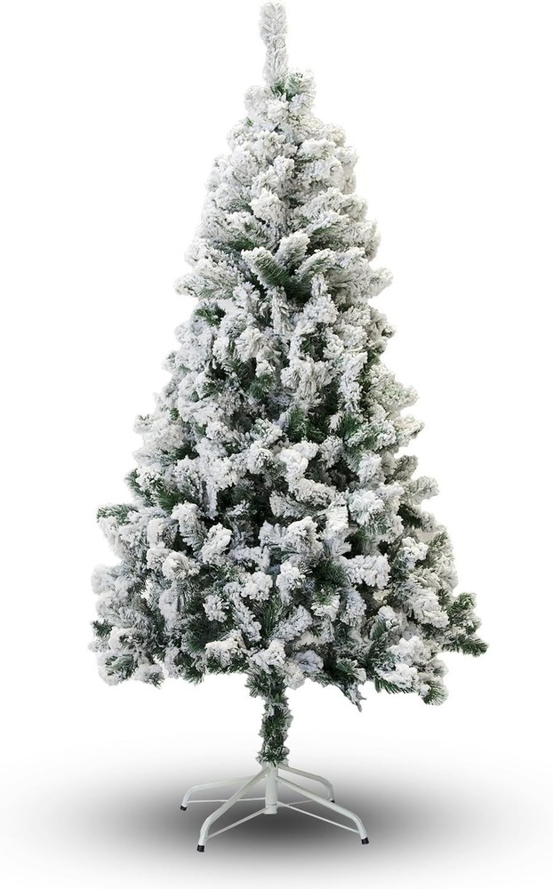 Christmas Tree, 4-Feet, Flocked Snow