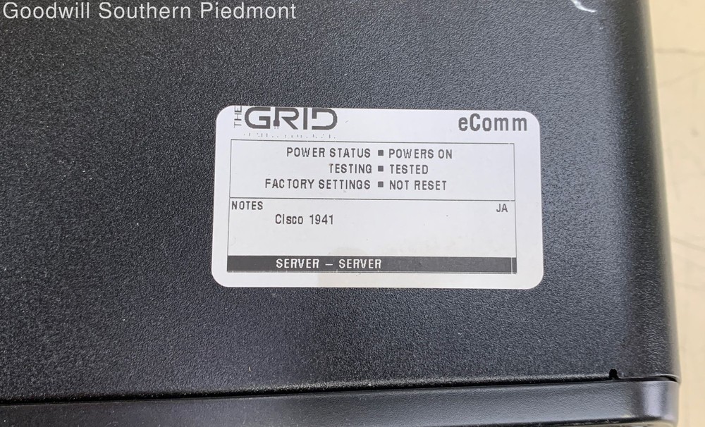 Cisco 1941 Series Integrated Service Router - Tested