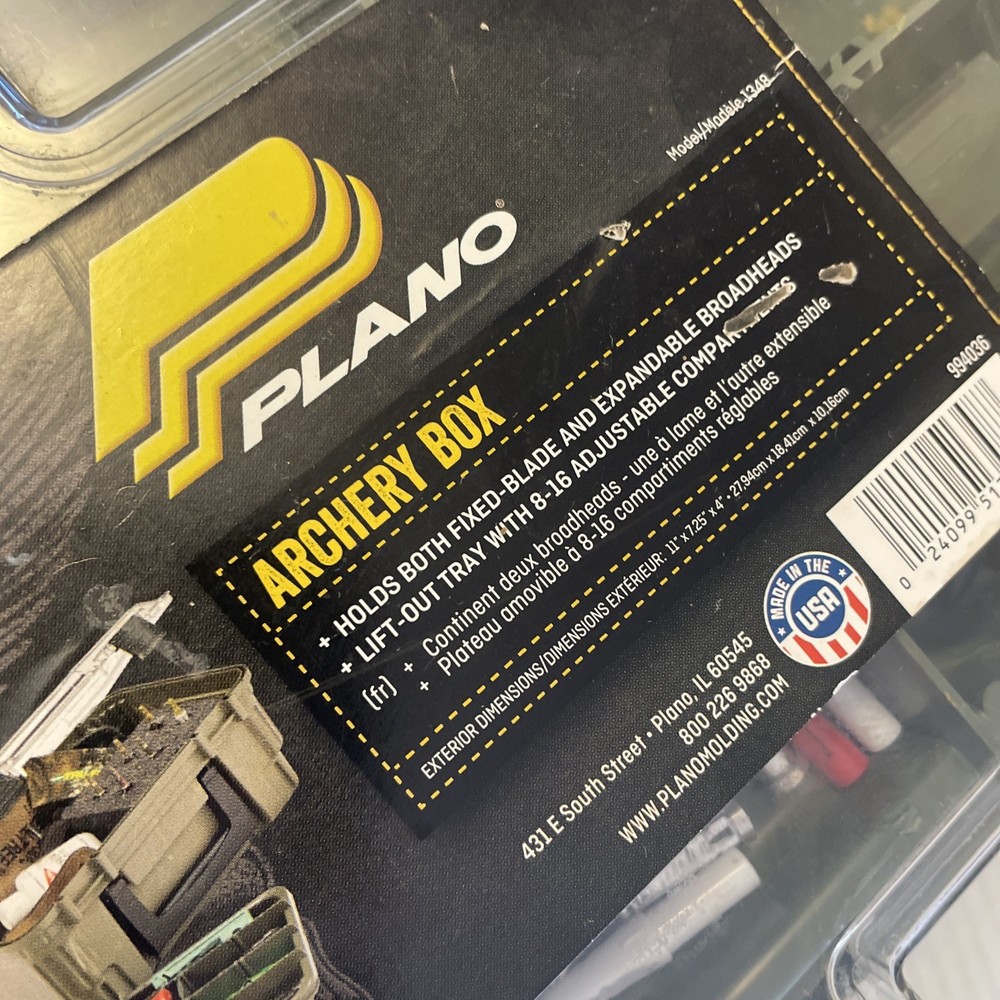 Plano Archery Camo Accessory Box w/ See Through Lid And Extras