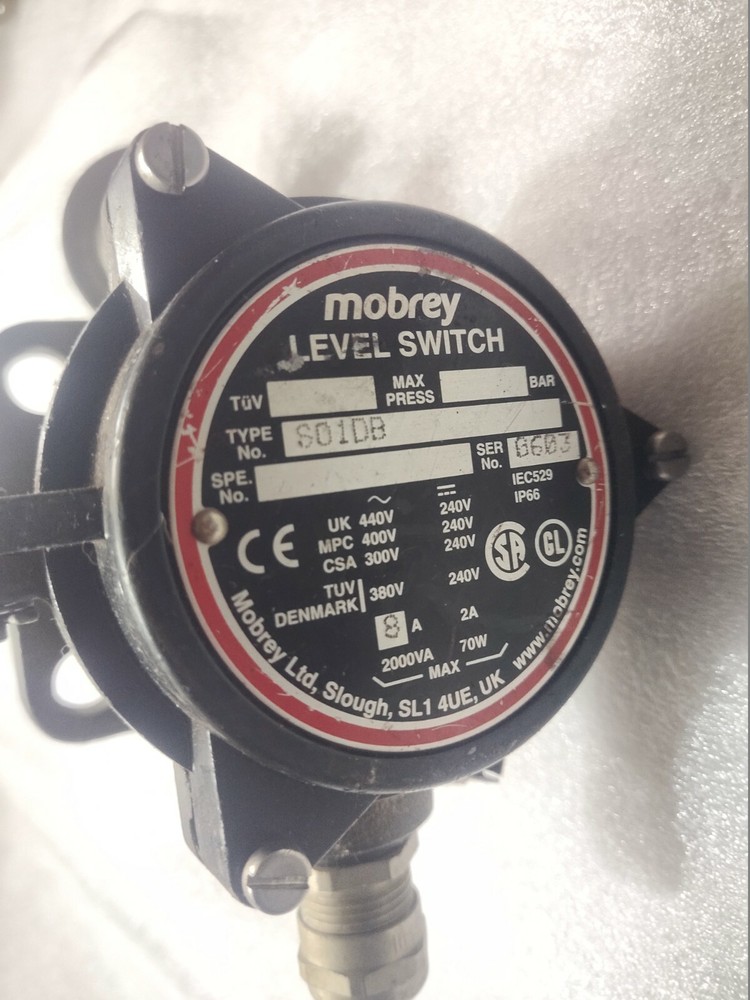 Mobrey Level Switch S01DB/F68/1 Float Horizontal