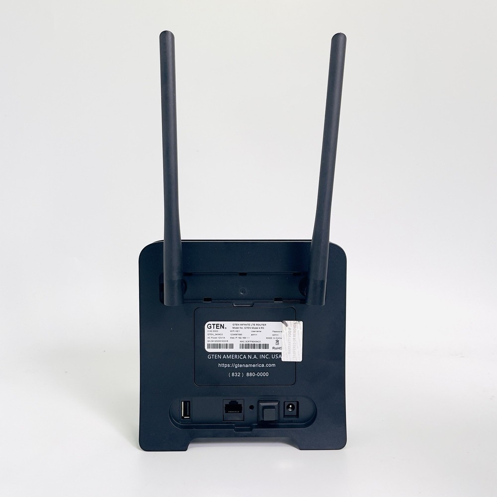 GTEN Model 4 R3 LTE Modem / Router (4G) – Basic Modem / WAN / Compact Design