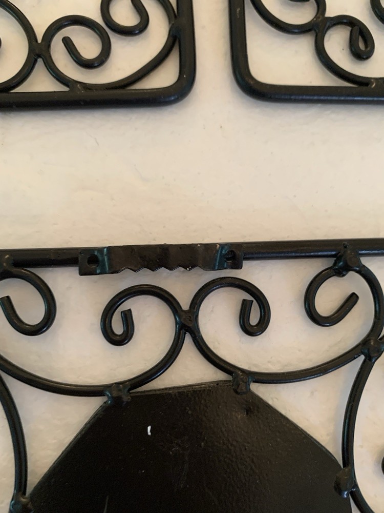 Mirror Trio Black Metal Frames