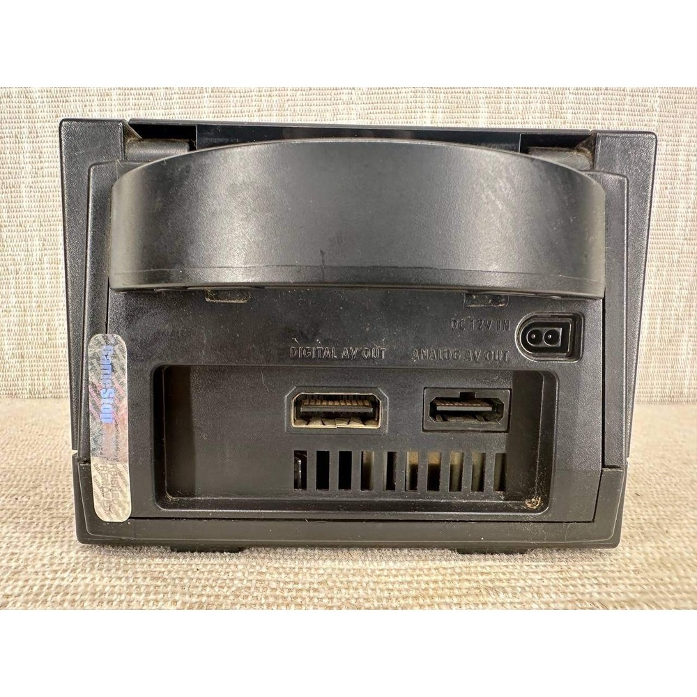 Nintendo GameCube DOL-001 Jet Black Console Bundle with Controller & Power 17-2