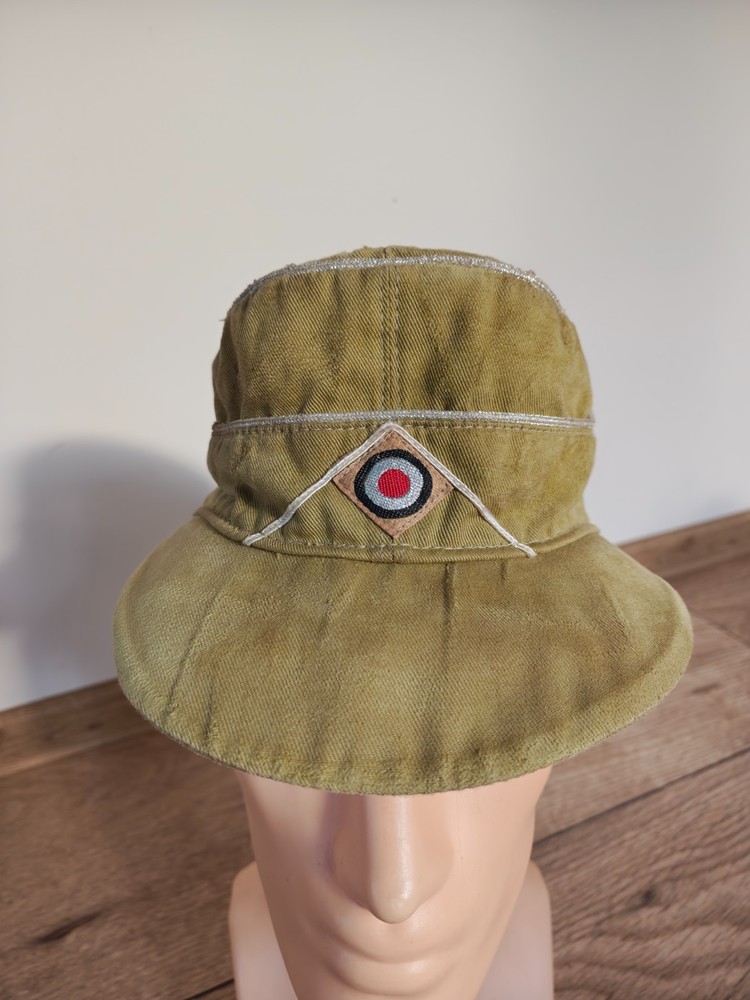 WW2 GERMAN WH OFICER AFRIKACORP HAT