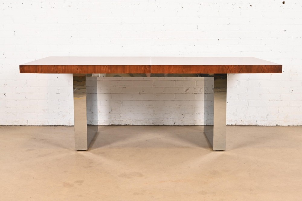 Milo Baughman for Thayer Coggin Mid-Century Modern Dining Table, Refinished