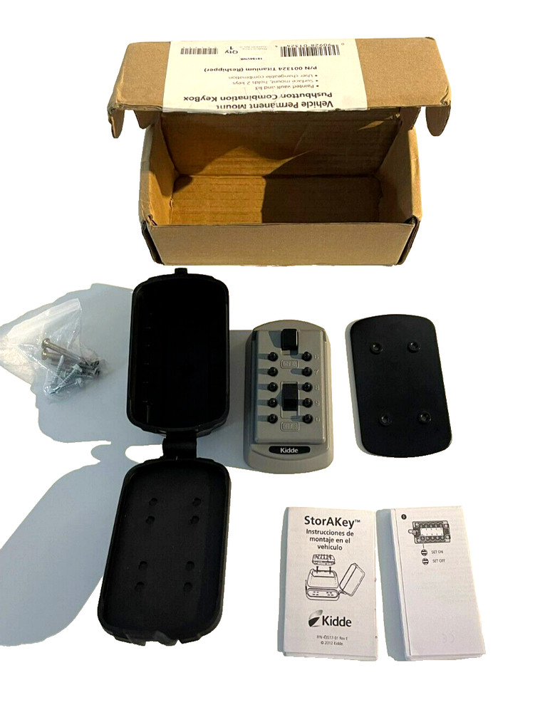 KIDDE 1324 Lock Box, Surface Mount,2 Keys