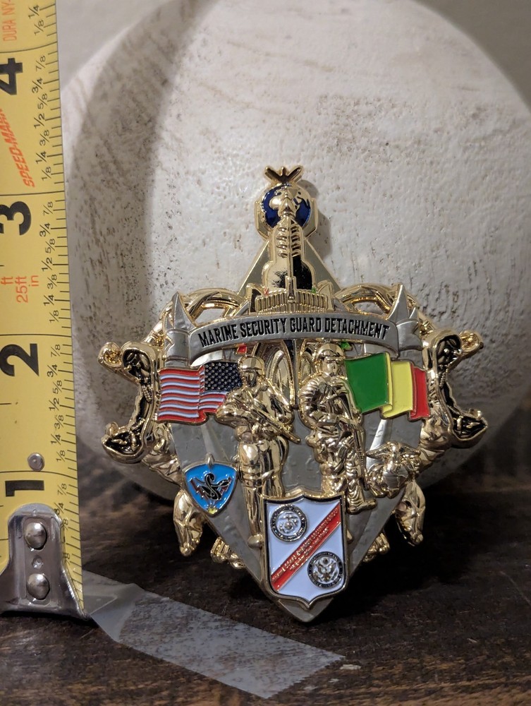USMC MSG Marine Security Guard Detachment Bamako, Mali Challenge Coin