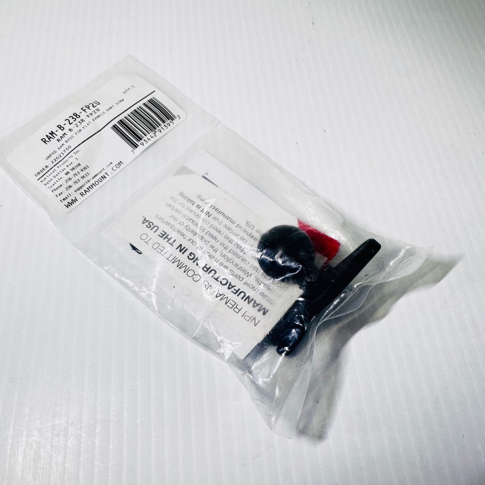 RAM® Ball Adapter with Flat Panel Mounting Hardware RAM-B-238-FP2U New