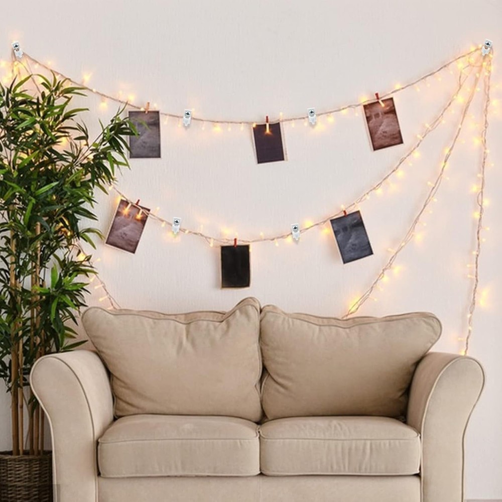 Compact 48-Pack Wall Clip Set for Efficient Shelf Management & Decor Solutions