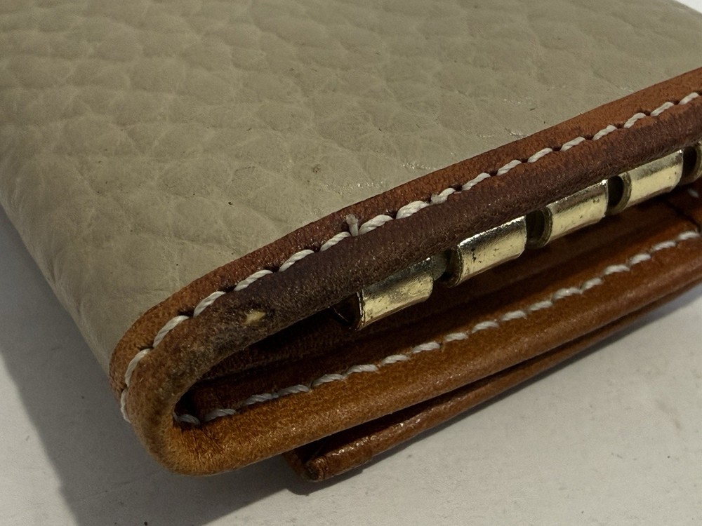 Vintage Coach leather key case organizer.