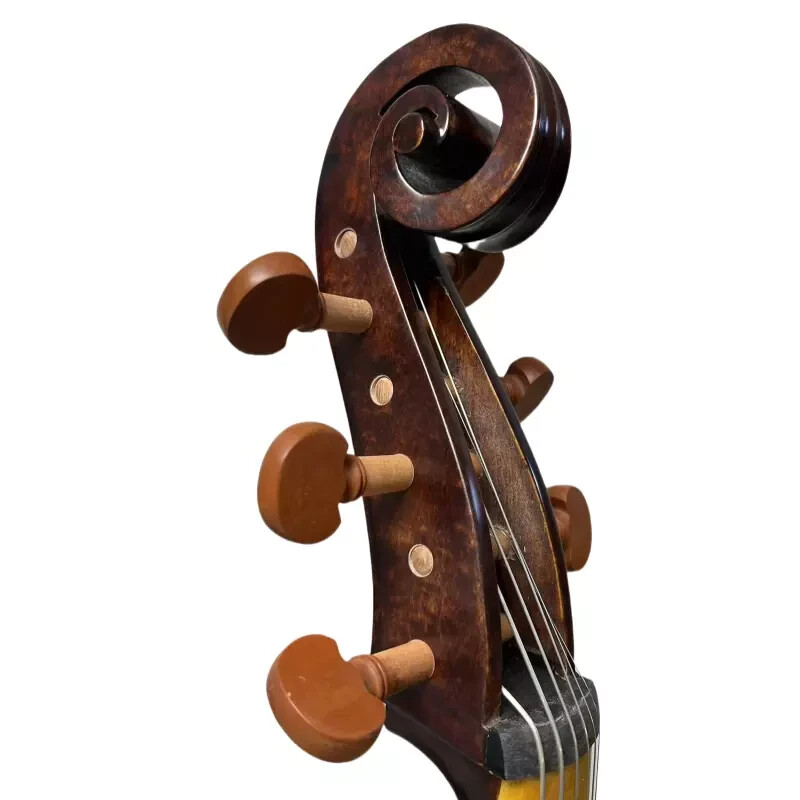 Good sound 6 string viola da gamba 29 inch, Professional Viol,Flame maple back