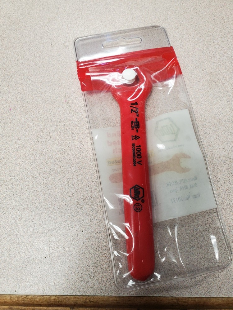 Wiha 20137 Insulated Open End Wrench 1/2"