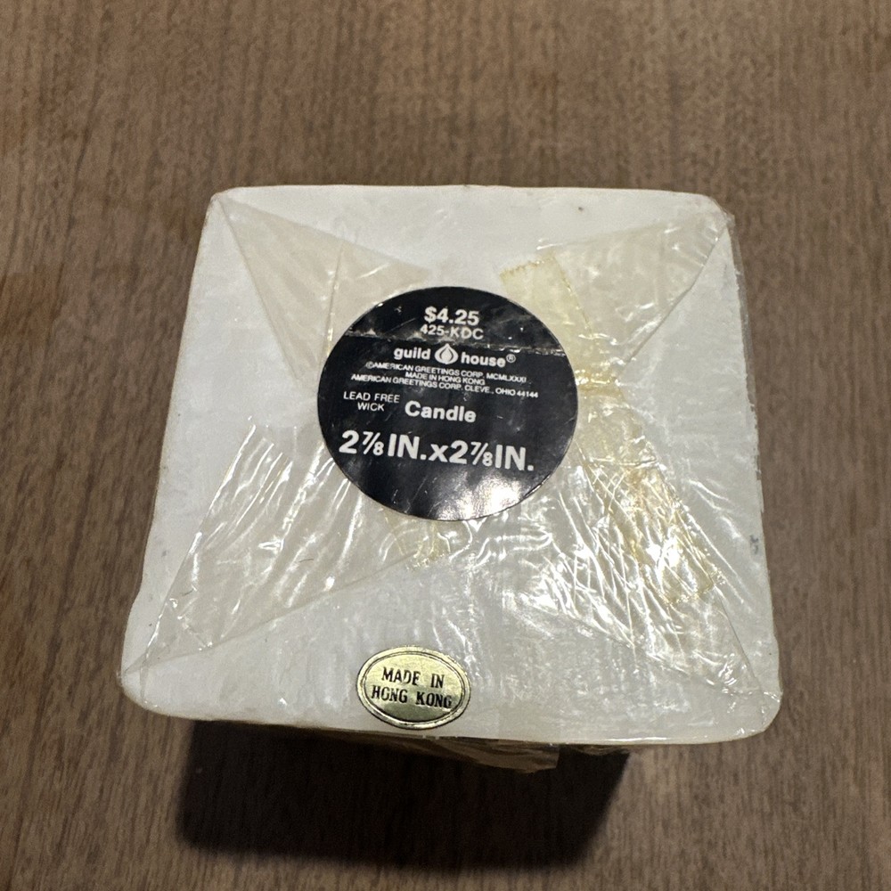 Kliban Cat Cube Candle Brand New