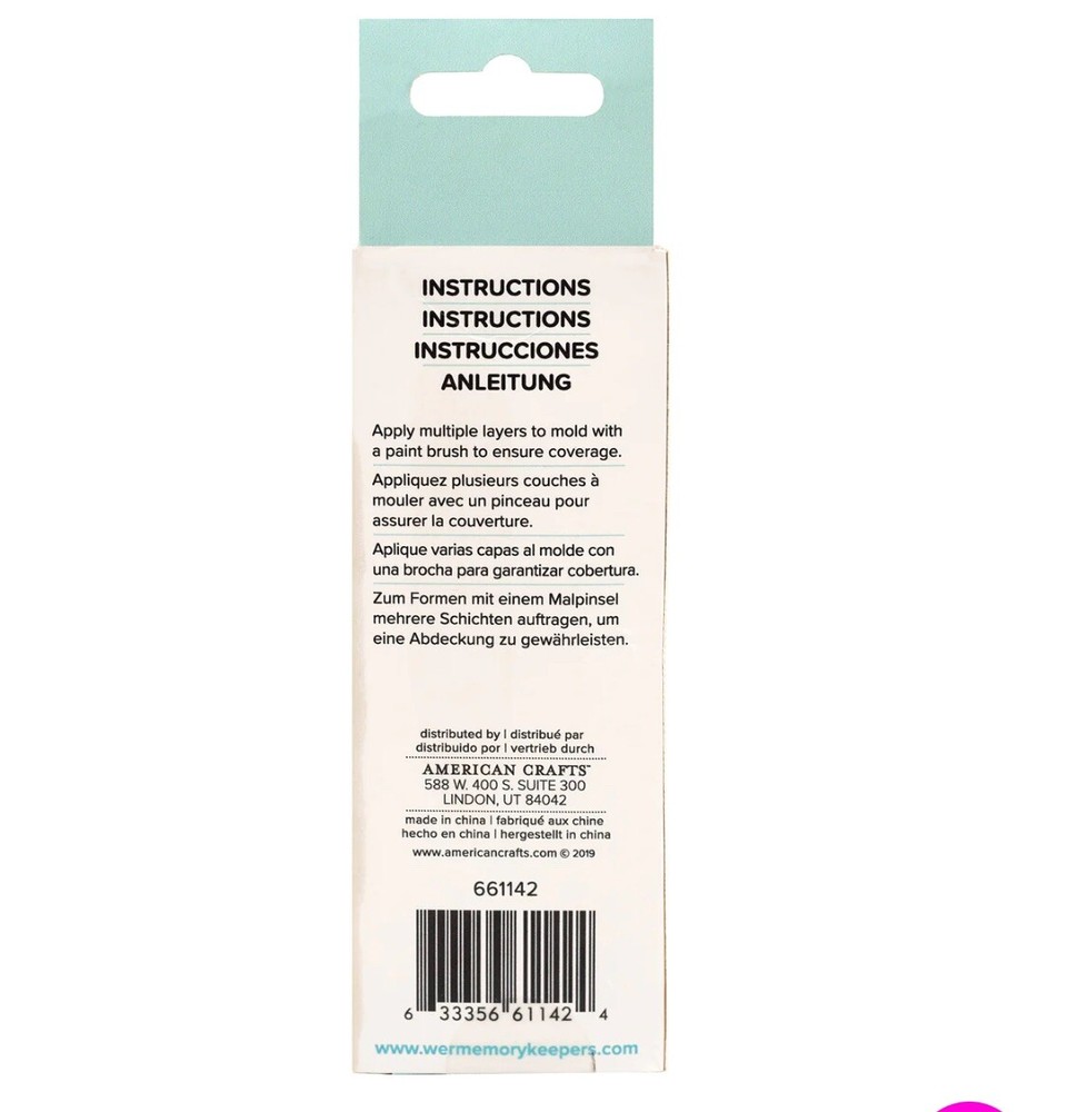 American Crafts, WeRMemoryKeepers Mold Press release liquid