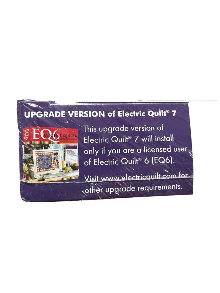 Electric Quilt 7 Software Upgrade