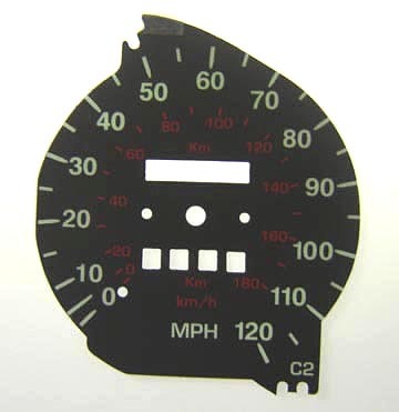 Lockwood Mazda MX-3 BLACK Dial Conversion Kit C002